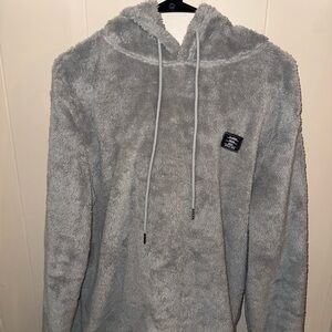 Gray Fleece Men's Sweater and matching Shorts